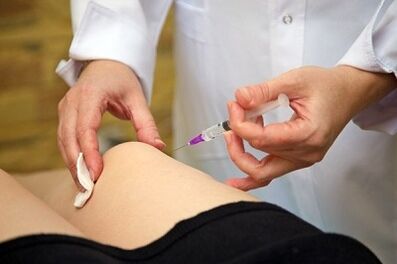 Injections for the treatment of osteoarthritis of the knee joint