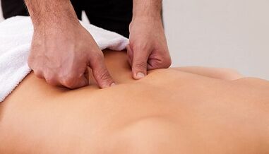Down -back pain massage