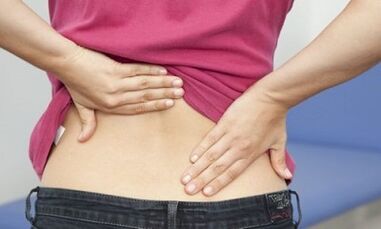 Causes of lumbar column osteochondrosis